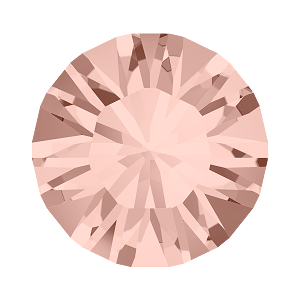 1028 & 1088 Swarovski Pointed Back Chaton Round Stones, Vintage Rose (319)