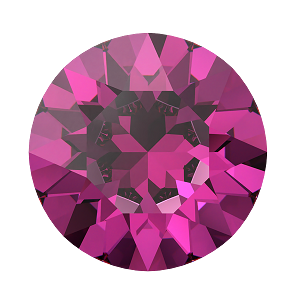 1028 &amp; 1088 Swarovski Pointed Back Chaton Round Stones, Dark Rose (1201)