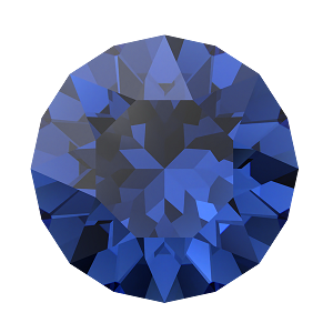 1028 &amp; 1088 Swarovski Pointed Back Chaton Round Stones, ReCreated Dark Sapphire (1404)