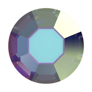 2000, 2058 & 2088 Swarovski Flatback No Hotfix, Crystal AB (001 AB)