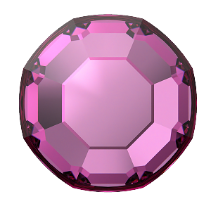 2000, 2058 &amp; 2088 Swarovski Flatback No Hotfix, Dark Rose (1201)