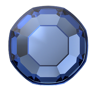 2000, 2058 & 2088 Swarovski Flatback No Hotfix, ReCreated Dark Sapphire (1404)