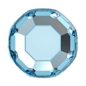 2000, 2058 &amp; 2088 Swarovski Flatback No Hotfix, Aquamarine (202)