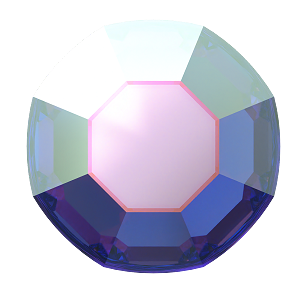 2000, 2058 &amp; 2088 Swarovski Flatback No Hotfix, Sapphire AB (206 AB)