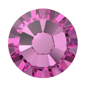 2000, 2058 &amp; 2088 Swarovski Flatback No Hotfix, Dark Rose (1201)