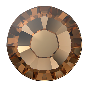 2000, 2058 &amp; 2088 Swarovski Flatback No Hotfix, ReCreated Light Smoked Topaz (1402)
