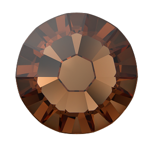 2000, 2058 &amp; 2088 Swarovski Flatback No Hotfix, ReCreated Smoked Topaz (1403)