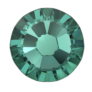 2058 & 2088 Swarovski Flatback No Hotfix, ReCreated Caribbean Green (1409)