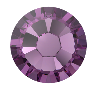 2000, 2058 & 2088 Swarovski Flatback No Hotfix, Amethyst (204)