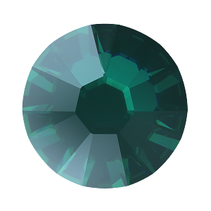 2000, 2058 & 2088 Swarovski Flatback No Hotfix, Emerald Nightfall (205 NIFA)