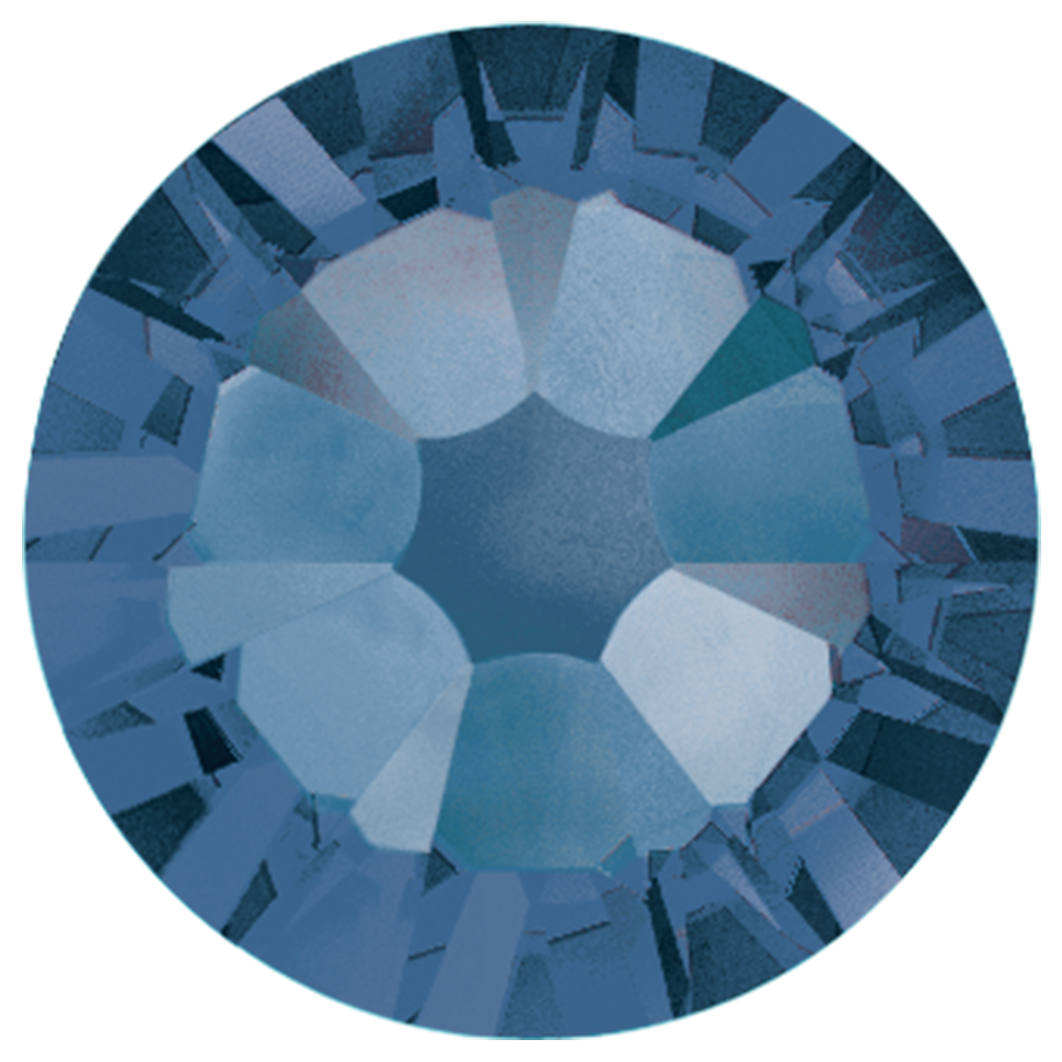 2000, 2058 &amp; 2088 Swarovski Flatback No Hotfix, Montana (207)