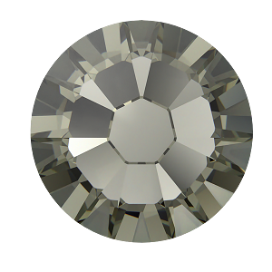 2000, 2058 & 2088 Swarovski Flatback No Hotfix, Black Diamond (215)