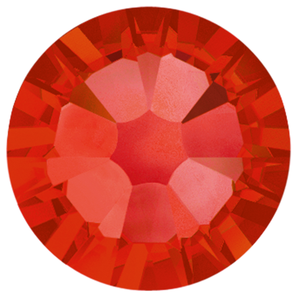 2000, 2058 &amp; 2088 Swarovski Flatback No Hotfix, Light Siam (227)