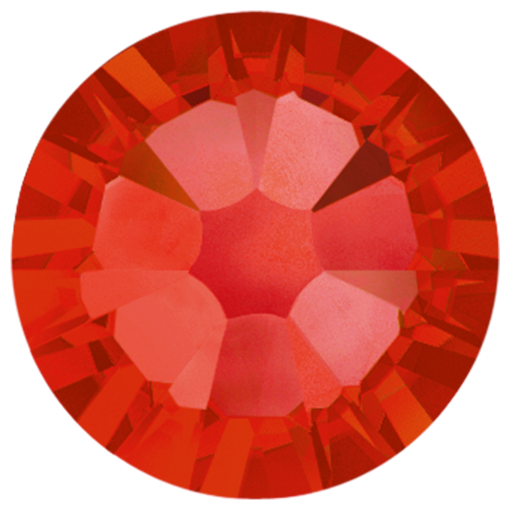 2000, 2058 &amp; 2088 Swarovski Flatback No Hotfix, Light Siam (227)