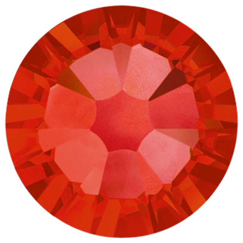 2000, 2058 & 2088 Swarovski Flatback No Hotfix, Light Siam (227)