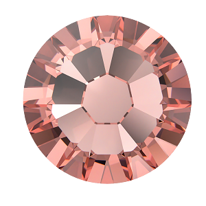 2000, 2058 &amp; 2088 Swarovski Flatback No Hotfix, Rose Peach (262)