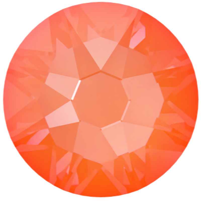 2058 & 2088 Swarovski Flatback No Hotfix, Crystal Electric Orange Ignite (001 L136I) {Lacquer Pro Ignite Effects}