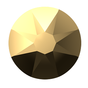2000, 2058 &amp; 2088 Swarovski Flatback No Hotfix, Crystal Aurum (001 AUR)