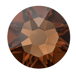 2000, 2058 &amp; 2088 Swarovski Flatback No Hotfix, ReCreated Smoked Topaz (1403)