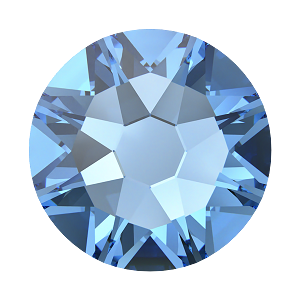 2058 &amp; 2088 Swarovski Flatback No Hotfix, ReCreated Ice Blue (1405)