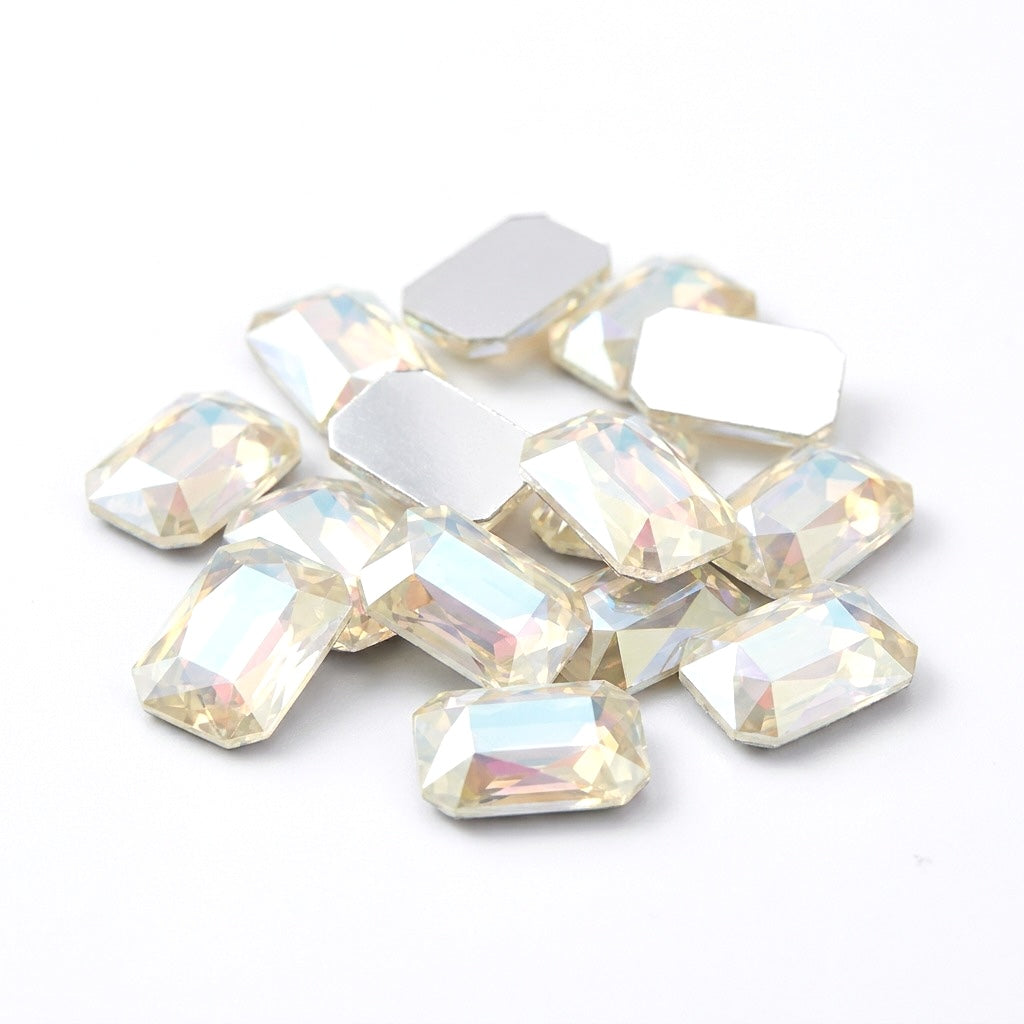 2602 Swarovski Flatback No Hotfix, Emerald Cut
