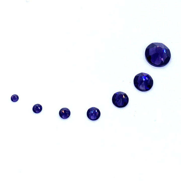 2058 &amp; 2088 Swarovski Flatback No Hotfix Mix Sizes, Purple Velvet (277)