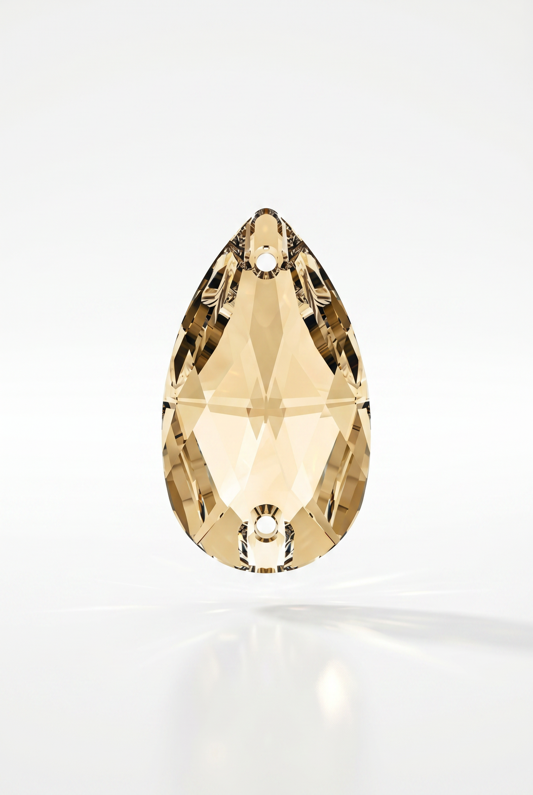 3230 Swarovski Drop Sew-On Stones, Light Colorado Topaz (246)