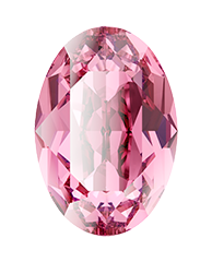 4120 Swarovski Oval Fancy Stones, Rose (209)