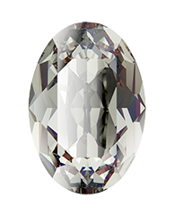4120 Swarovski Oval Fancy Stones, Black Diamond (215)