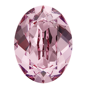 4120 Swarovski Oval Fancy Stones, Light Rose (223)