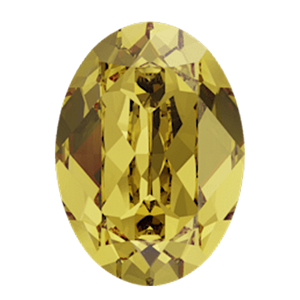 4120 Swarovski Oval Fancy Stones, Light Topaz (226)