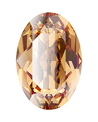 4120 Swarovski Oval Fancy Stones, Light Colorado Topaz (246)