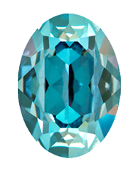 4120 Swarovski Oval Fancy Stones, Light Turquoise (263)