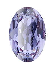 4120 Swarovski Oval Fancy Stones, Tanzanite (539)
