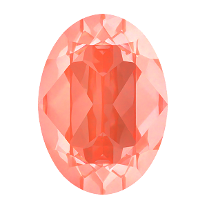 4120 Swarovski Oval Fancy Stones, Crystal Orange Ignite (001 L159I)