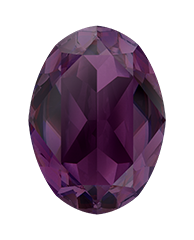 4120 Swarovski Oval Fancy Stones, Amethyst Ignite (204 IGNIT)