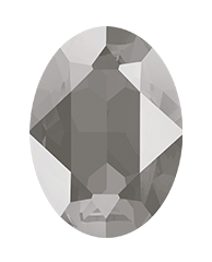 4120 Swarovski Oval Fancy Stones, Crystal Dark Grey Ignite (001 L111I)