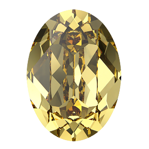 4120 Swarovski Oval Fancy Stones, ReCreated Dark Jonquil (1407)