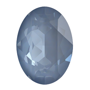 4120 Swarovski Oval Fancy Stones, Crystal Denim Ignite (001 L166I)