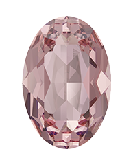 4120 Swarovski Oval Fancy Stones, Light Rose Ignite (223 IGNIT)