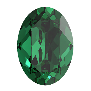 4120 Swarovski Oval Fancy Stones, Majestic Green (336)
