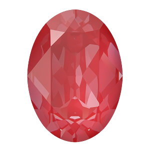 4120 Swarovski Oval Fancy Stones, Crystal Poppy Red Ignite (001 L179I)