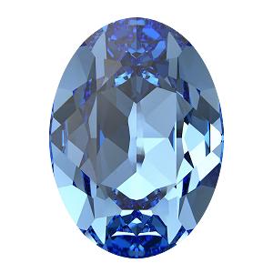 4120 Swarovski Oval Fancy Stones, ReCreated Ice Blue (1405)
