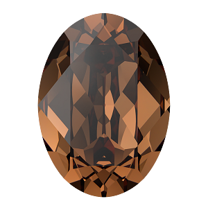 4120 Swarovski Oval Fancy Stones, ReCreated Smoked Topaz (1403)