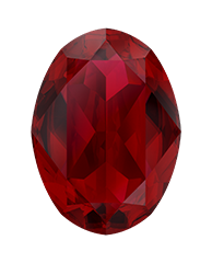 4120 Swarovski Oval Fancy Stones,  Scarlet Ignite (276 IGNIT)
