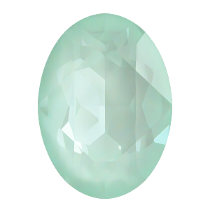 4120 Swarovski Oval Fancy Stones, Crystal Soft Mint Ignite (001 L168I)