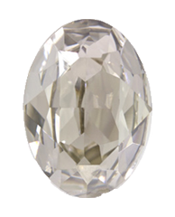 4120 Swarovski Oval Fancy Stones, Crystal Silver Shade (001 SSHA)