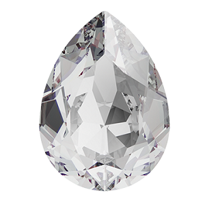 4320 Swarovski Pear Fancy Stones, Crystal (001)