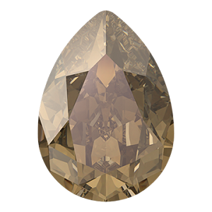 4320 Swarovski Pear Fancy Stones, Crystal Bronze (001 BRON)