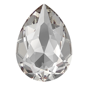 4320 Swarovski Pear Fancy Stones, Crystal Ignite (001 IGNIT)
